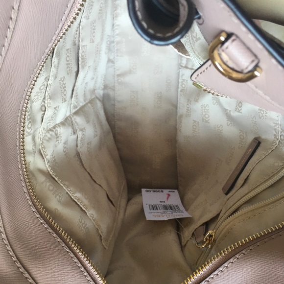 🌸Large Michael Kors Pastel Pink & Fawn Dillon Tote NWT - Picture 15 of 16